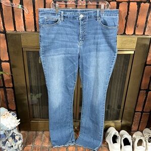 St. John's Bay Women's Straight Leg Blue Jeans